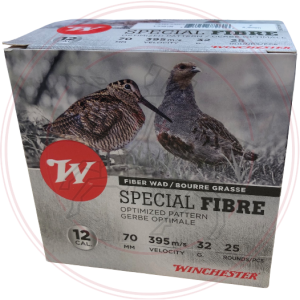 CARTOUCHES WINCHESTER SPÉCIAL FIBRE - CAL.12/70 - 32Gram - BG - X25