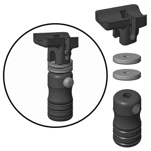 Monopod Accu-Shot BT04-QK Sling Stud Hauteur Standard