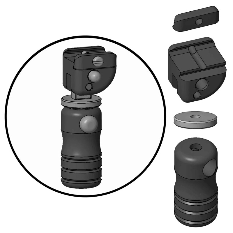 MONOPOD ACCU-SHOT PRM STANDARD HEIGHT BT12-QK