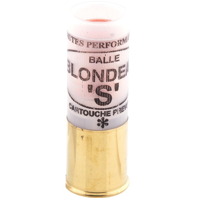 CARTOUCHES DE CHASSE PREVOT - BLONDEAU "S" - SANS PLOMB Cal:12/70 23gr