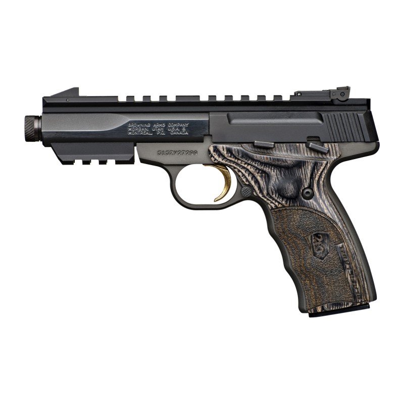 Pistolet Browning Buck Mark Black label suppressor ready 22lr