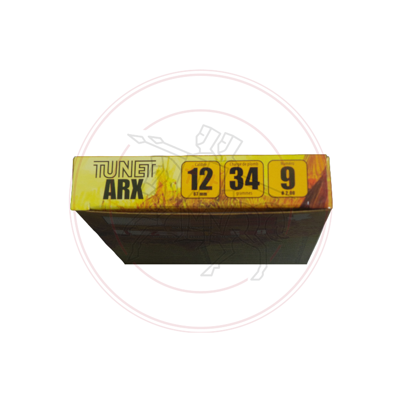 Cartouches TUNET ARX - Cal.12/67 - 34g - Plomb n°9
