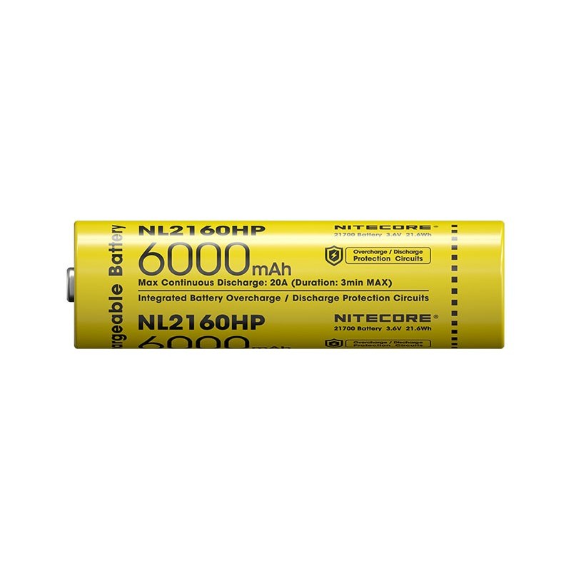 Batterie Li-ion 21700 - 6000mAH - Nitecore