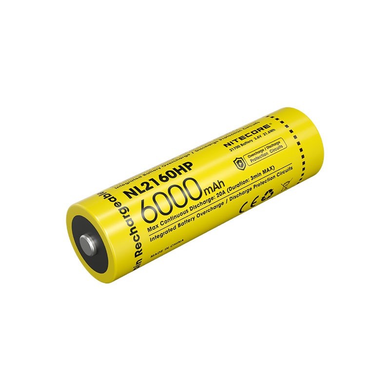 Batterie Li-ion 21700 - 6000mAH - Nitecore