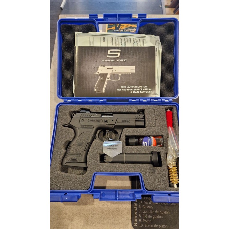 Pistolet Sarsilmaz B6C calibre 22LR Noir - Promotion !