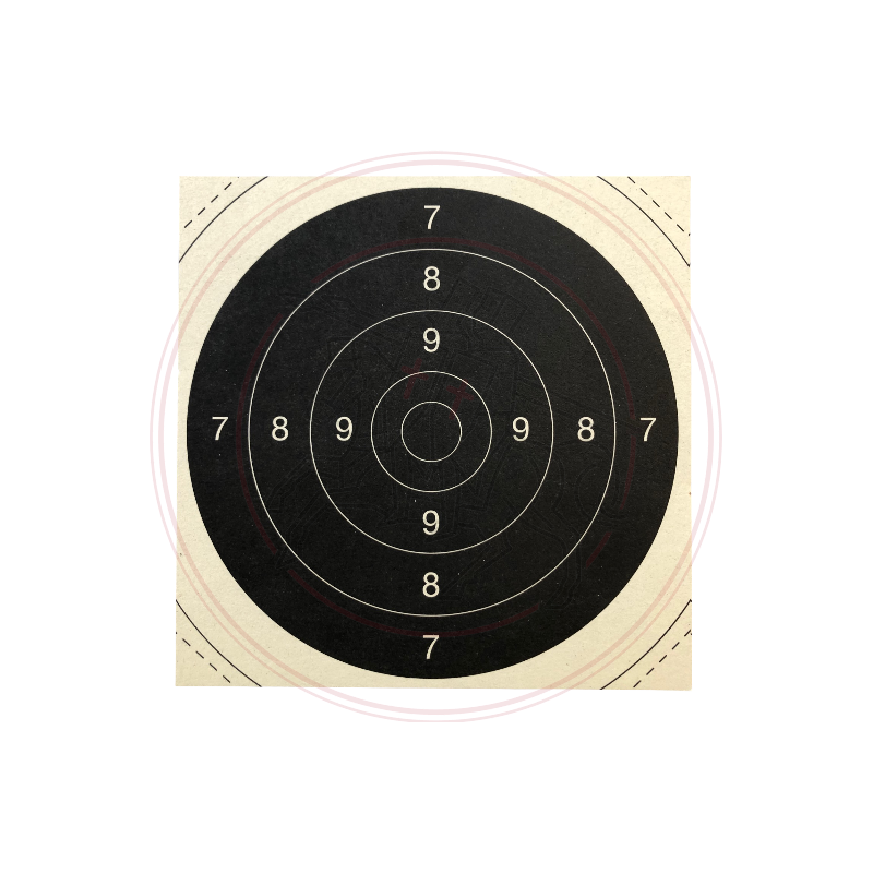 Visuel centre de cible C50 - 21x21 - a l'unitée