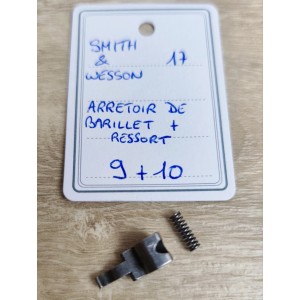 PIÈCE SMITH & WESSON MOD 17 - K FRAME - ARRETOIR DE BARILLET + RESSORT