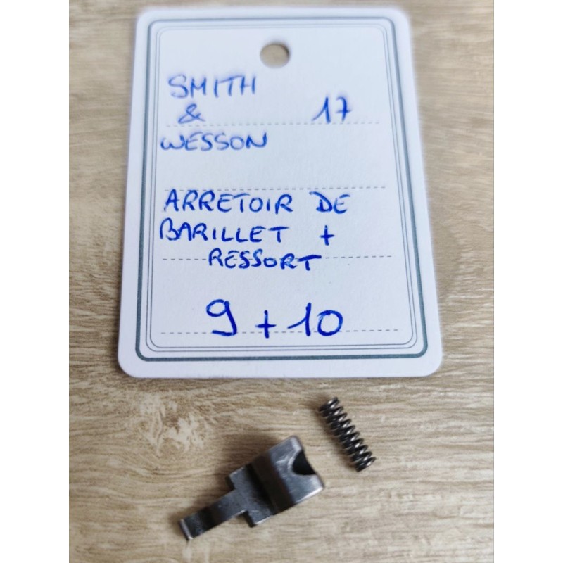 PIÈCE SMITH & WESSON MOD 17 - K FRAME - ARRETOIR DE BARILLET + RESSORT