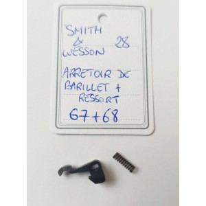 PIÈCE SMITH & WESSON MOD 28 - N FRAME - ARRETOIR DE BARILLET + RESSORT
