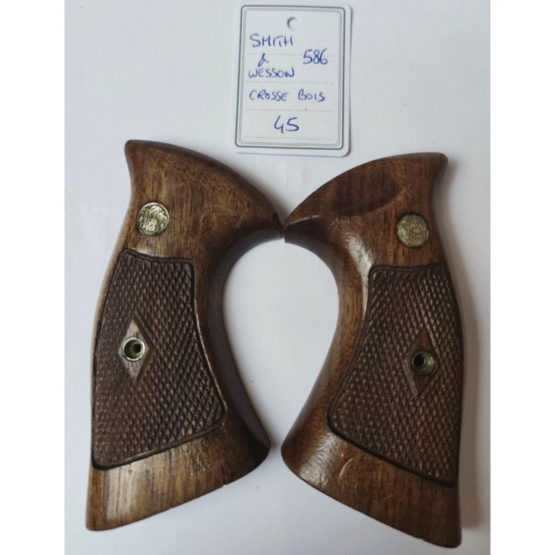 PIÈCE SMITH & WESSON MOD 586 - L FRAME - CROSSE BOIS