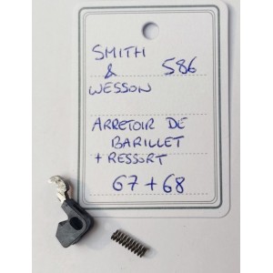 PIÈCE SMITH & WESSON MOD 586 - L FRAME - ARRETOIR DE BARILLET+RESSORT