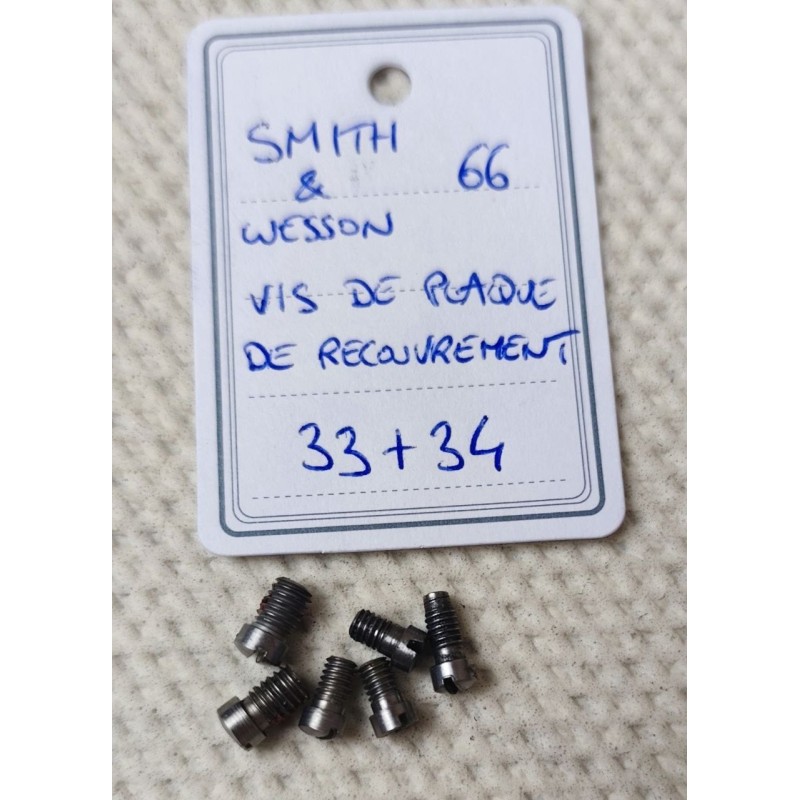 PIÈCE SMITH & WESSON MOD 66 - K FRAME - VIS DE PLAQUE DE RECOUVREMENT