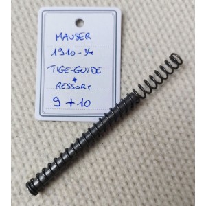 PIÈCE MAUSER MOD. 1910-34  - TIGE-GUIDE + RESSORT