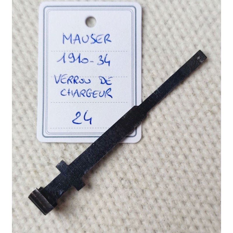 PIÈCE MAUSER MOD. 1910-34  - VERROU DE CHARGEUR