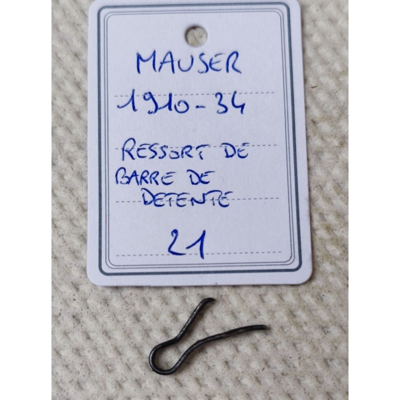 PIÈCE MAUSER MOD. 1910-34  - RESSORT DE BARRE DE DETENTE