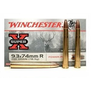 Cartouches WINCHESTER 9.3X74 POWER POINT 286grs - Boite de 20 unités