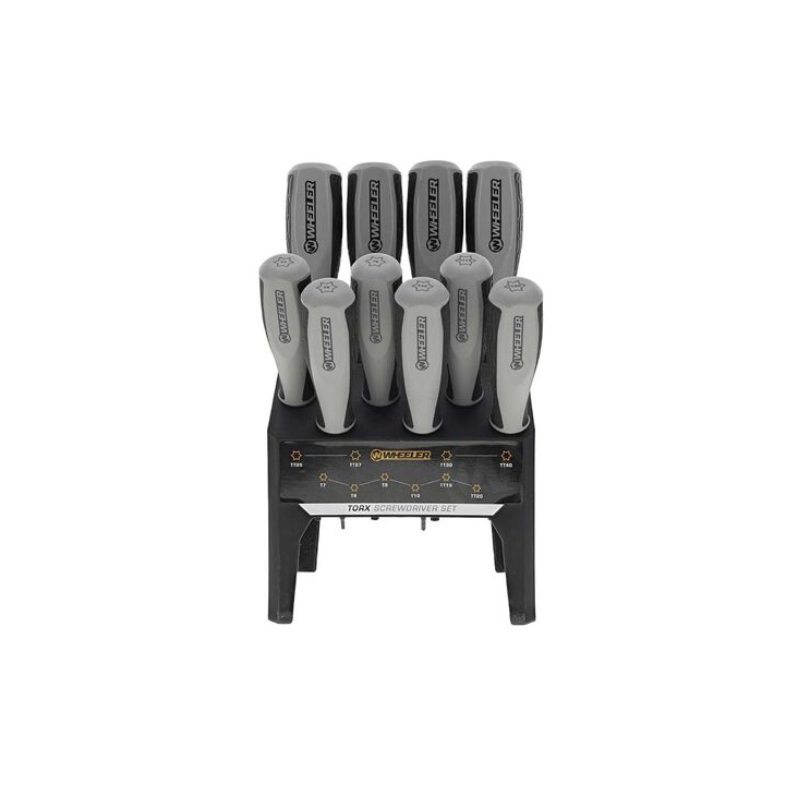 Ensemble 10 Tournevis Torx Wheeler