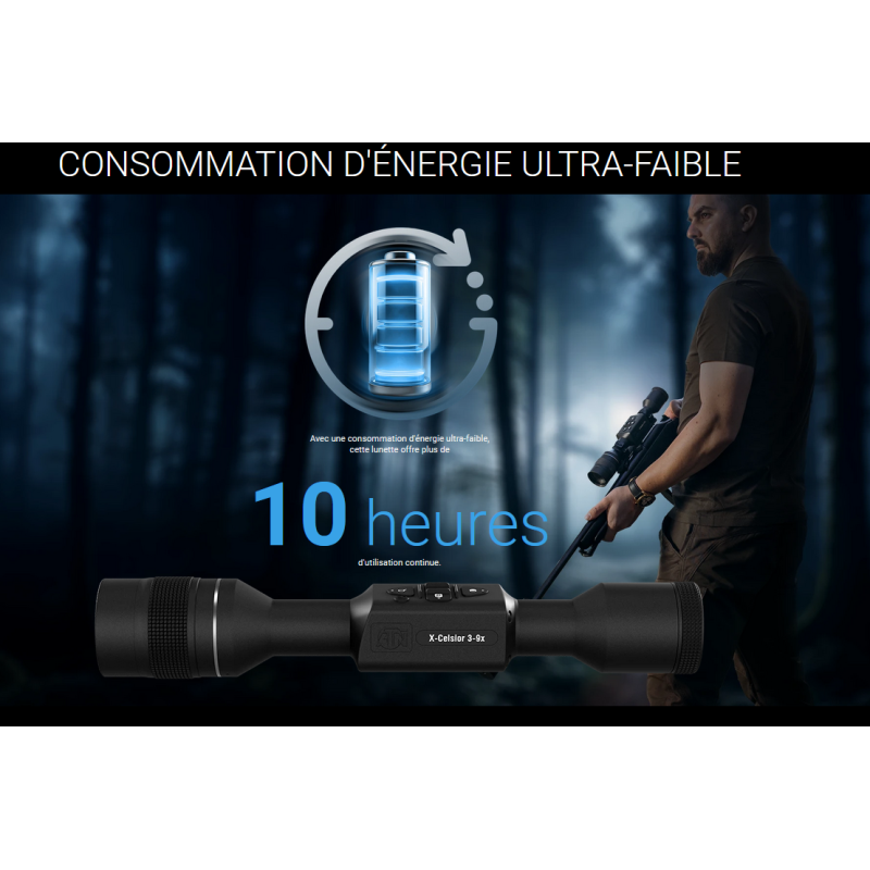 Lunette ATN X-Celsior 5-15x Jour/Nuit
