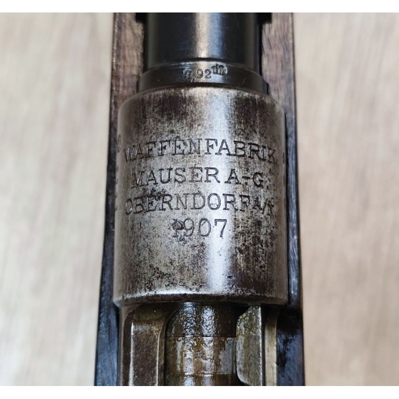 Fusil MAUSER Gewehr 98, Oberndorf 1907, 8x57 IS - Militaria WWI - WWII