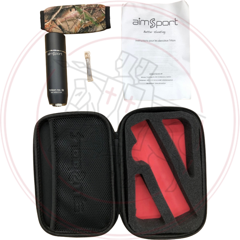 SILENCIEUX AIMSPORT TRITON NO. 3I - CAL: 9MM - 1/2X28 UNEF
