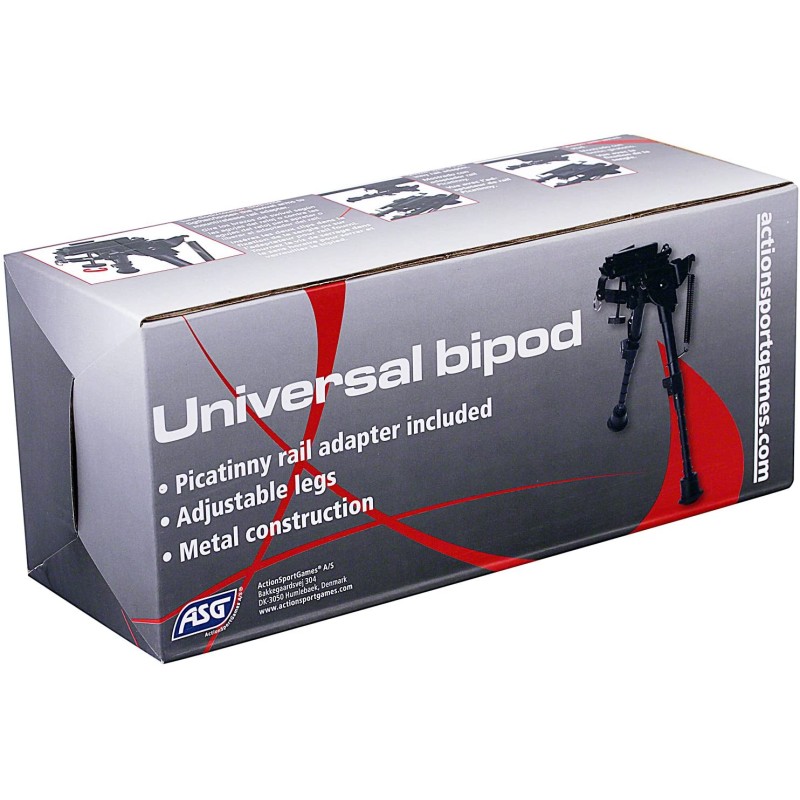 ASG BIPIED UNIVERSEL AVEC ADAPTATEUR RAIL