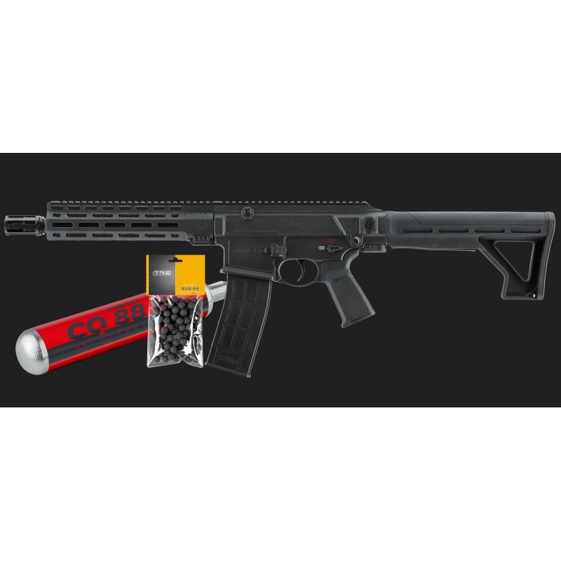 PACK carabine T4E TC68 - Cal 68 16 J + 100 billes + CO2 88g