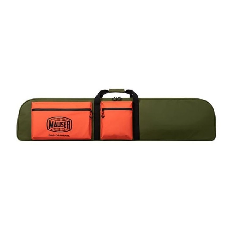 Fourreau / Étui pour arme - 130 cm - Étanche - Vert / Orange - MAUSER
