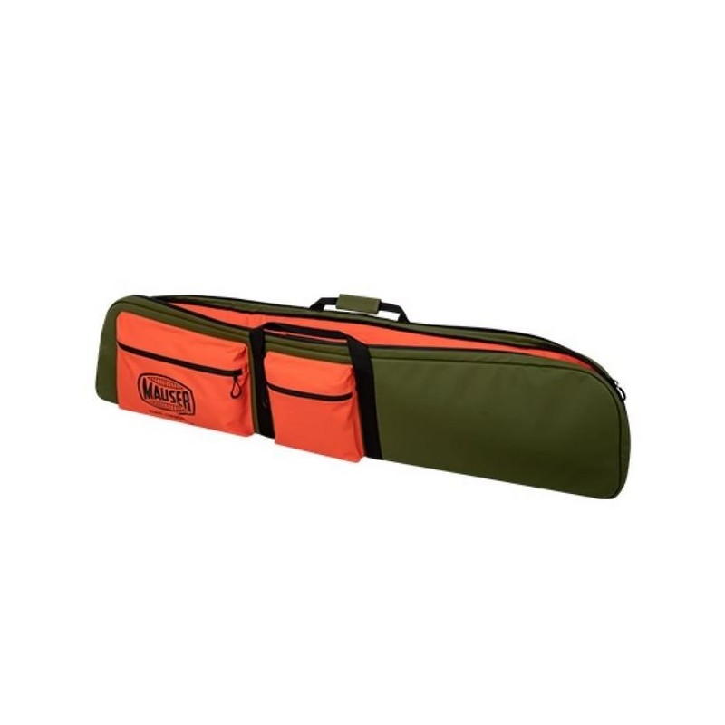 Fourreau / Étui pour arme - 130 cm - Étanche - Vert / Orange - MAUSER