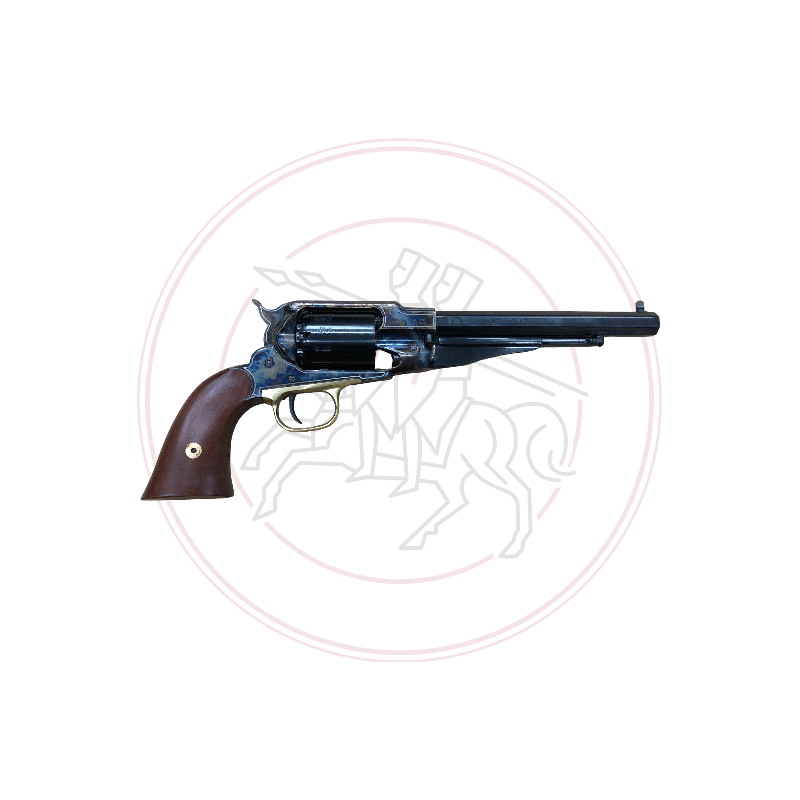 REVOLVER REMINGTON 1858  ACIER/LAITON - JASPAGE GRAVE - CAL: 44 PIETTA