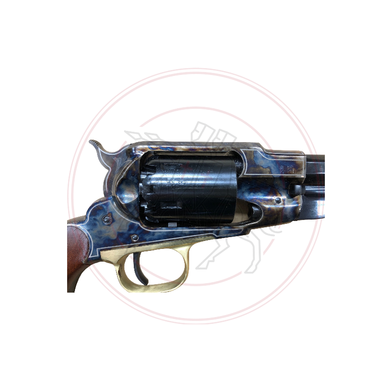 REVOLVER REMINGTON 1858  ACIER/LAITON - JASPAGE GRAVE - CAL: 44 PIETTA