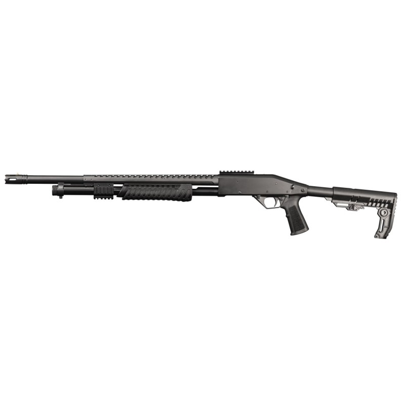 FUSIL A POMPE ROSSI SR-12 TACTICAL - Cal:12/76 - canon de 61 cm