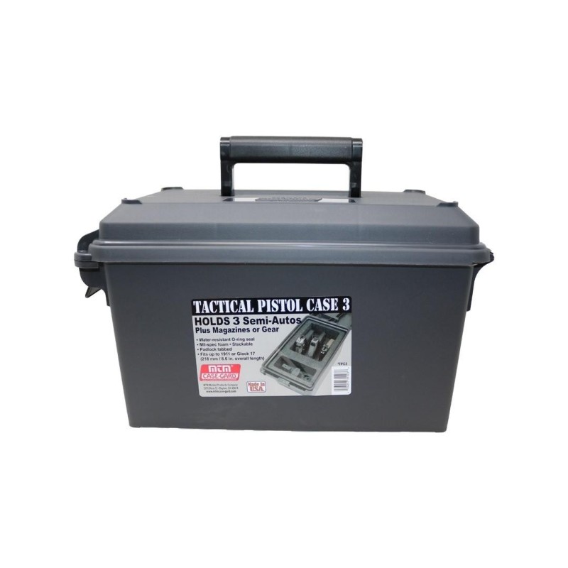 Caisse Transport 3 Pistolets MTM TPC3