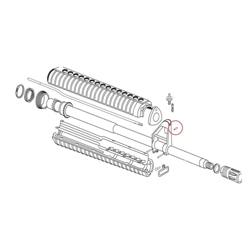 Eemann Tech - Gas Tube Roll Pin (goupille tube de gaz) AR-15