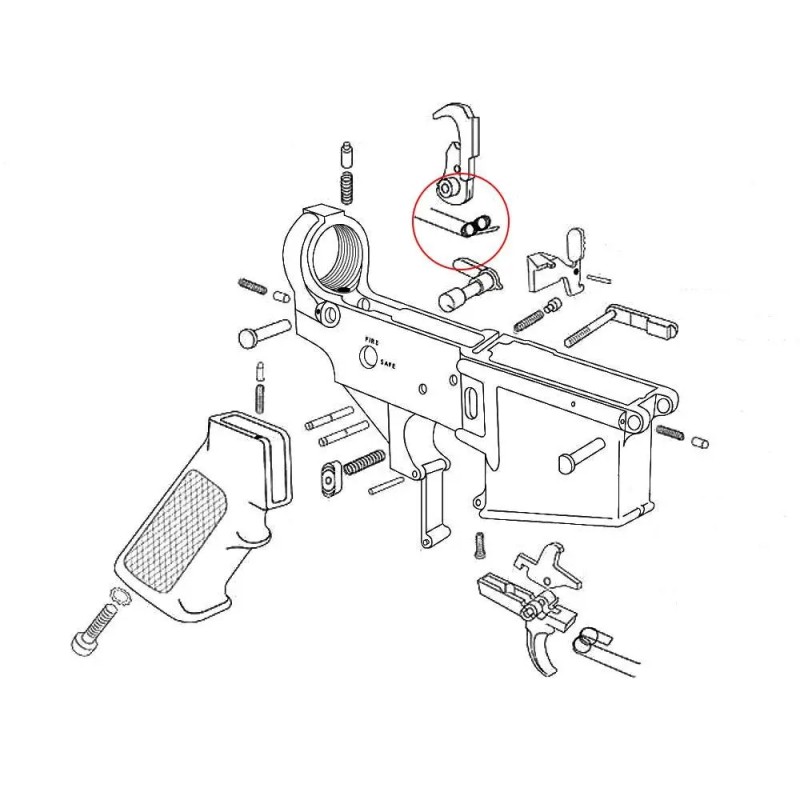 Eemann Tech - Competition Hammer Spring (ressort de marteau competitio
