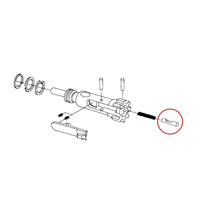 EEMANN TECH  - Ejector (éjecteur) pour AR15