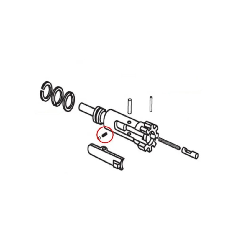 EEMANN TECH  - Extractor spring (ressort d'éxtracteur) pour AR15