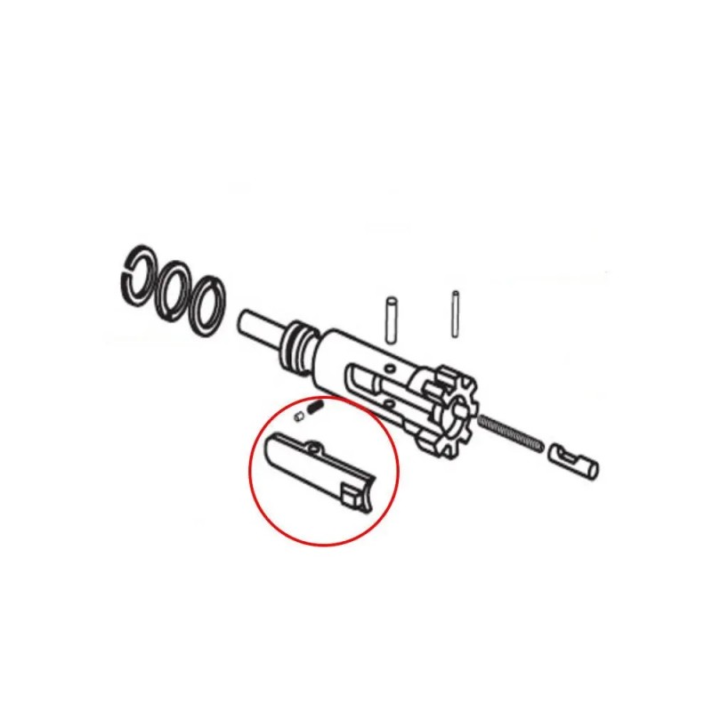EEMANN TECH  - Extractor (éxtracteur) pour AR15
