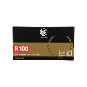 Cartouches RWS R100 Premium Line Calibre 22LR - Boite de 50 unités