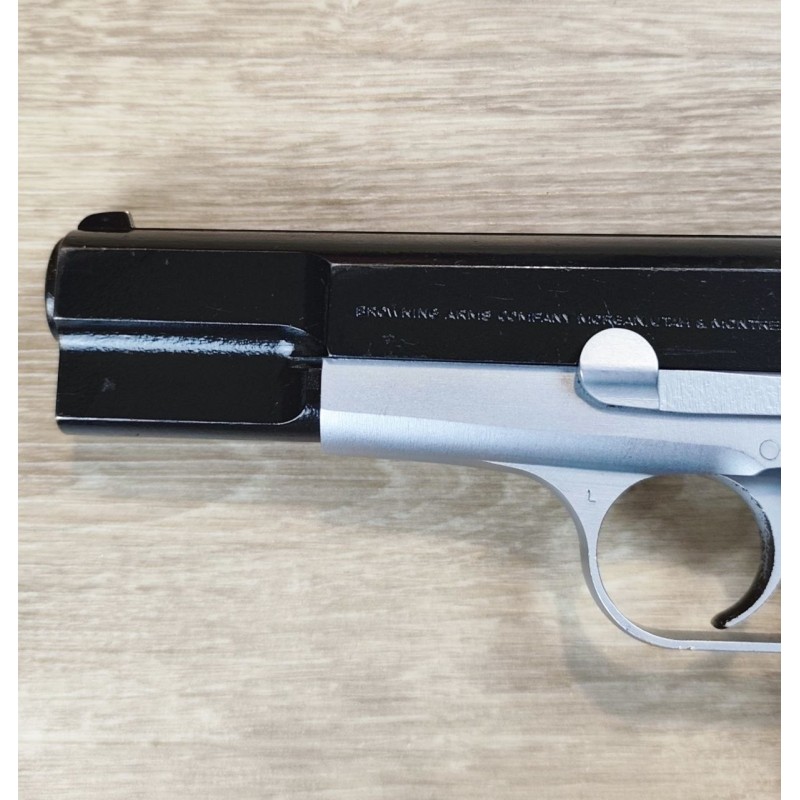 Pistolet BROWNING GP35 9x19 nickelé Occasion révisée surplus Police