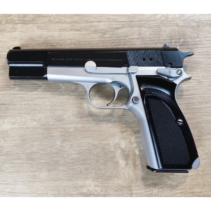 Pistolet BROWNING GP35 9x19 nickelé Occasion révisée surplus Police