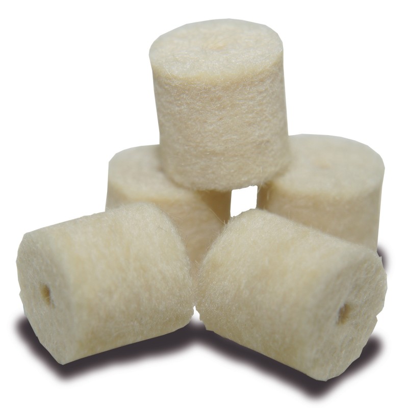 Tampon de nettoyage BALLISTOL Feutre Classique Cal. 38 - 60 Pcs