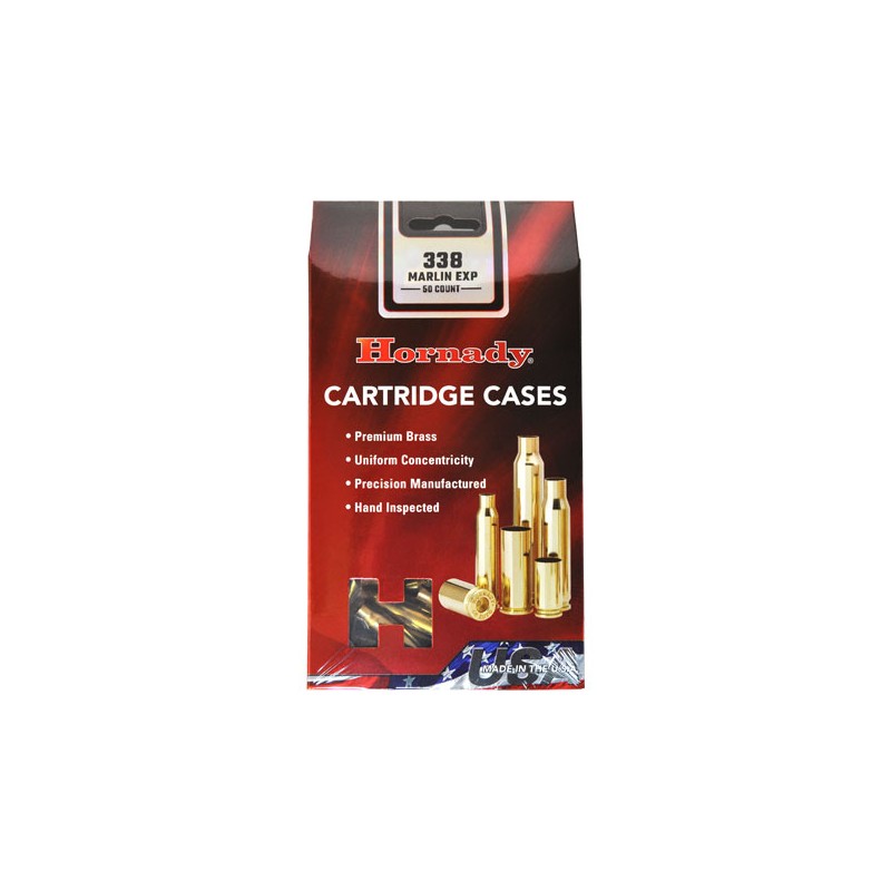 Douilles HORNADY 338 MARLIN - boite de 50 unités