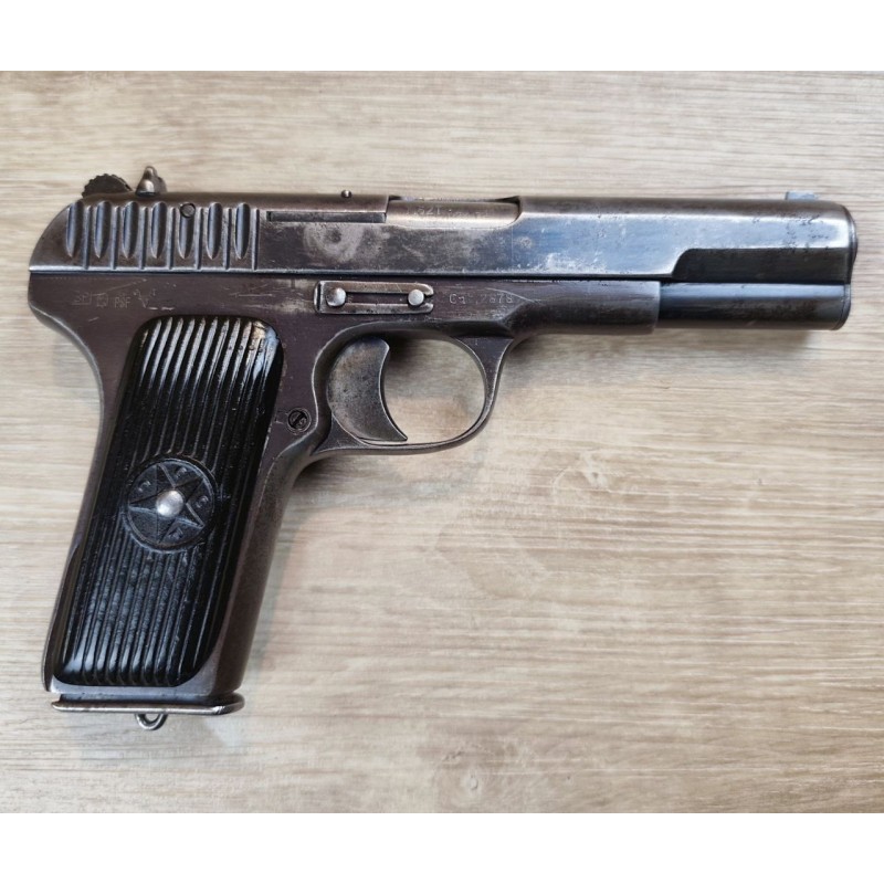 Pistolet Tokarev TT-33 7,62×25 Tula 1935 – Occasion révisée/testée
