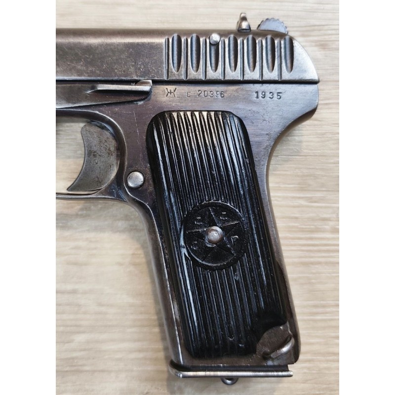 Pistolet Tokarev TT-33 7,62×25 Tula 1935 – Occasion révisée/testée
