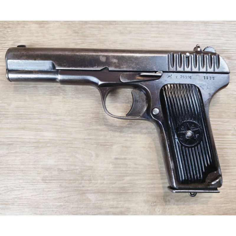Pistolet Tokarev TT-33 7,62×25 Tula 1935 – Occasion révisée/testée