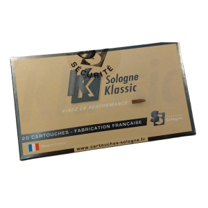 Cartouche SOLOGNE - Cal: 270 WIN - SUBSONIQUE - 150 grs - Boite de 20