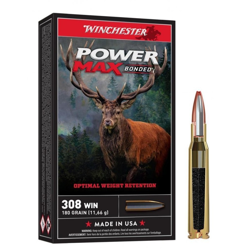 Winchester .308 Win Power Max 180 grains