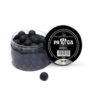 PRAGA - BILLES EN CAOUTCHOUC ACIER - CAL.68 - X100