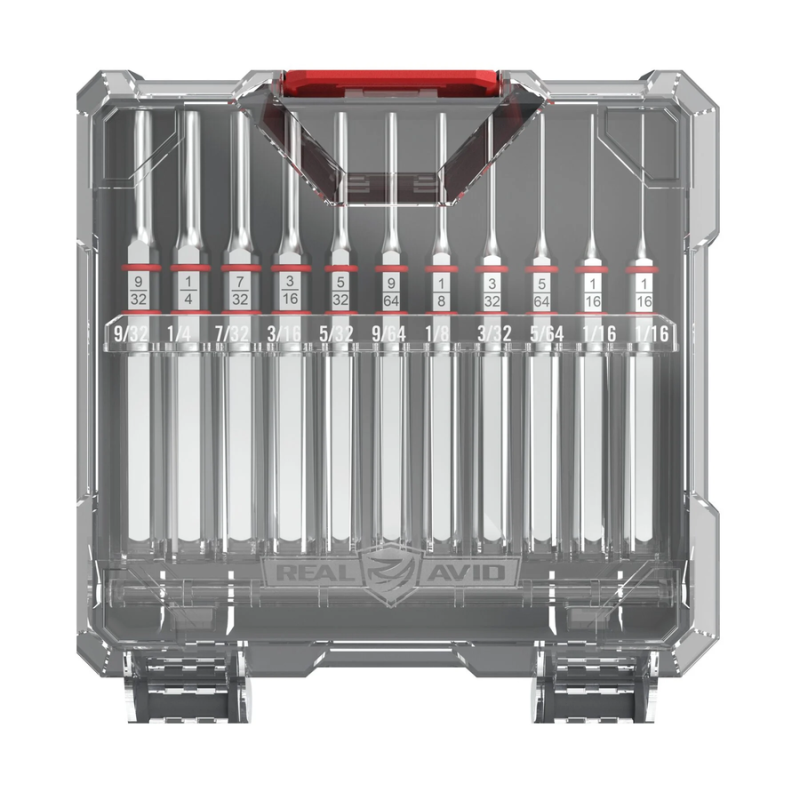 REAL AVID - SET DE CHASSE-GOUPILLES STANDARD ACIER