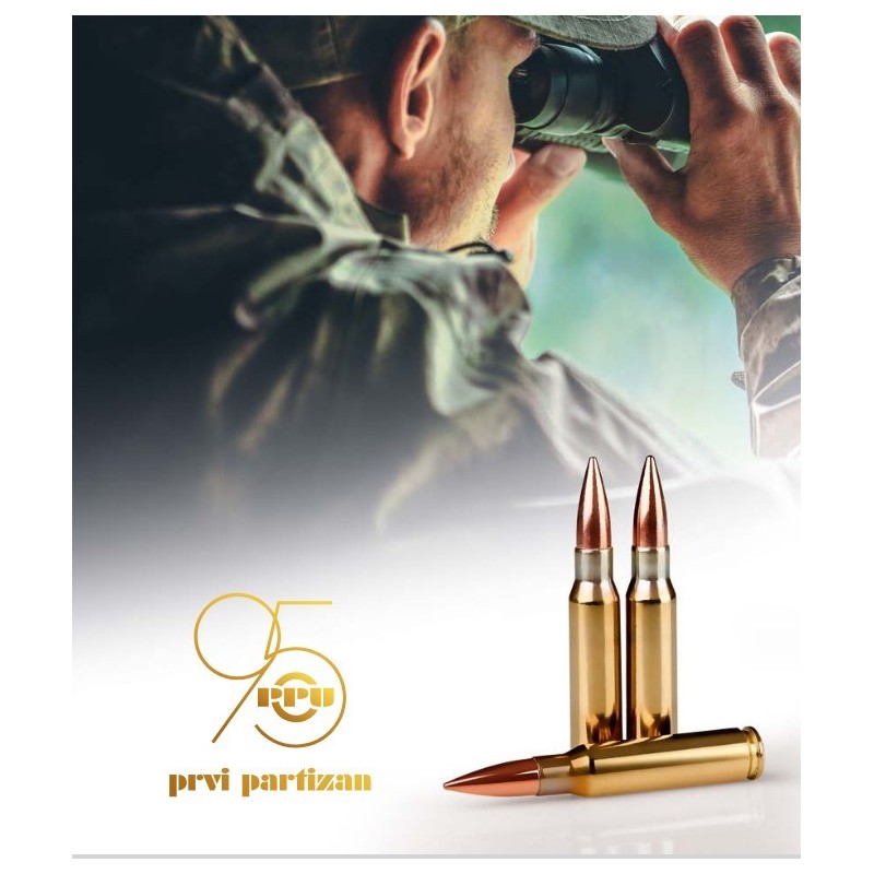 7,65 Parabellum FMJ 93gr PPU par 500